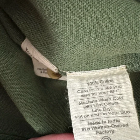 Green Utility Short-Sleeve Jumpsuit - Picture 8 of 8